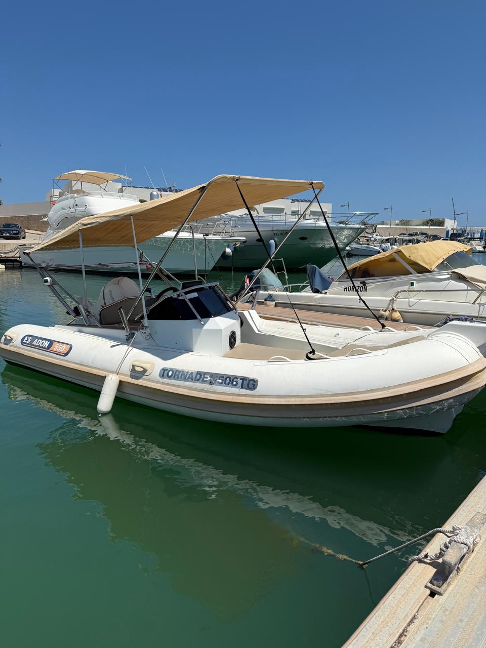 ESPADON 550 semi-rigide avec place de port Gammarth